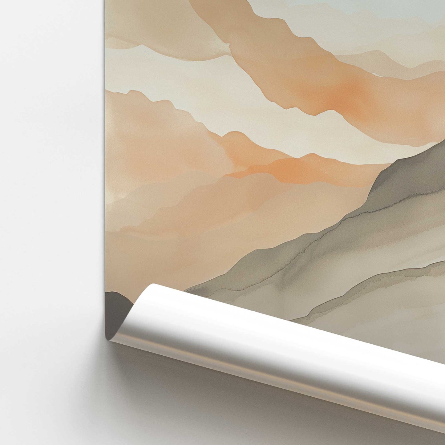 Amber Horizons I Promotional Rolled Print