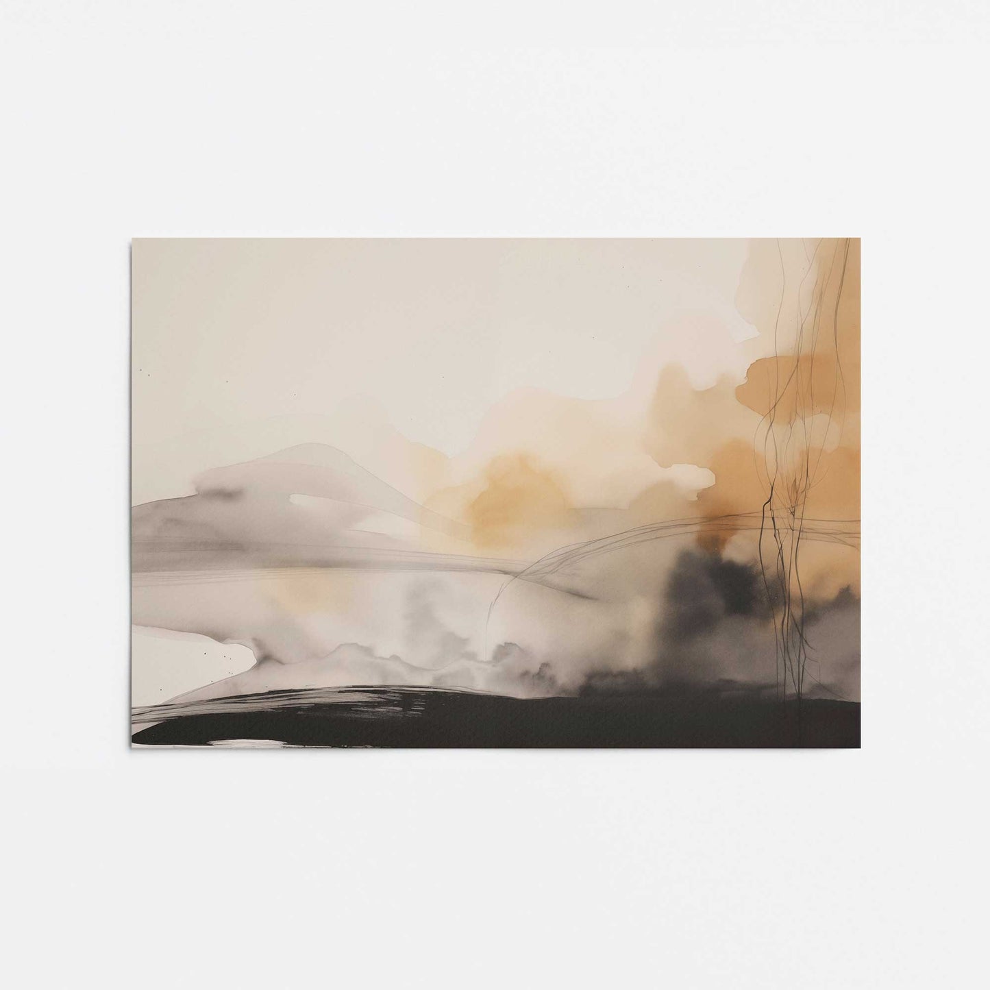 Copper Rustic Melody Promotional Rolled Print