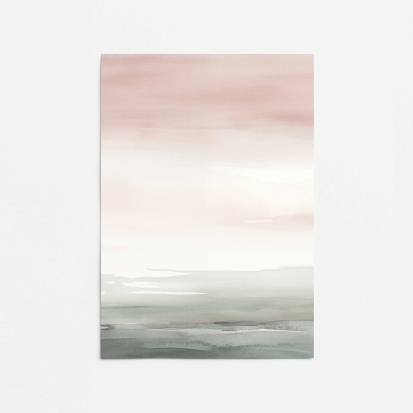 Peach Tranquility II Promotional Rolled Print
