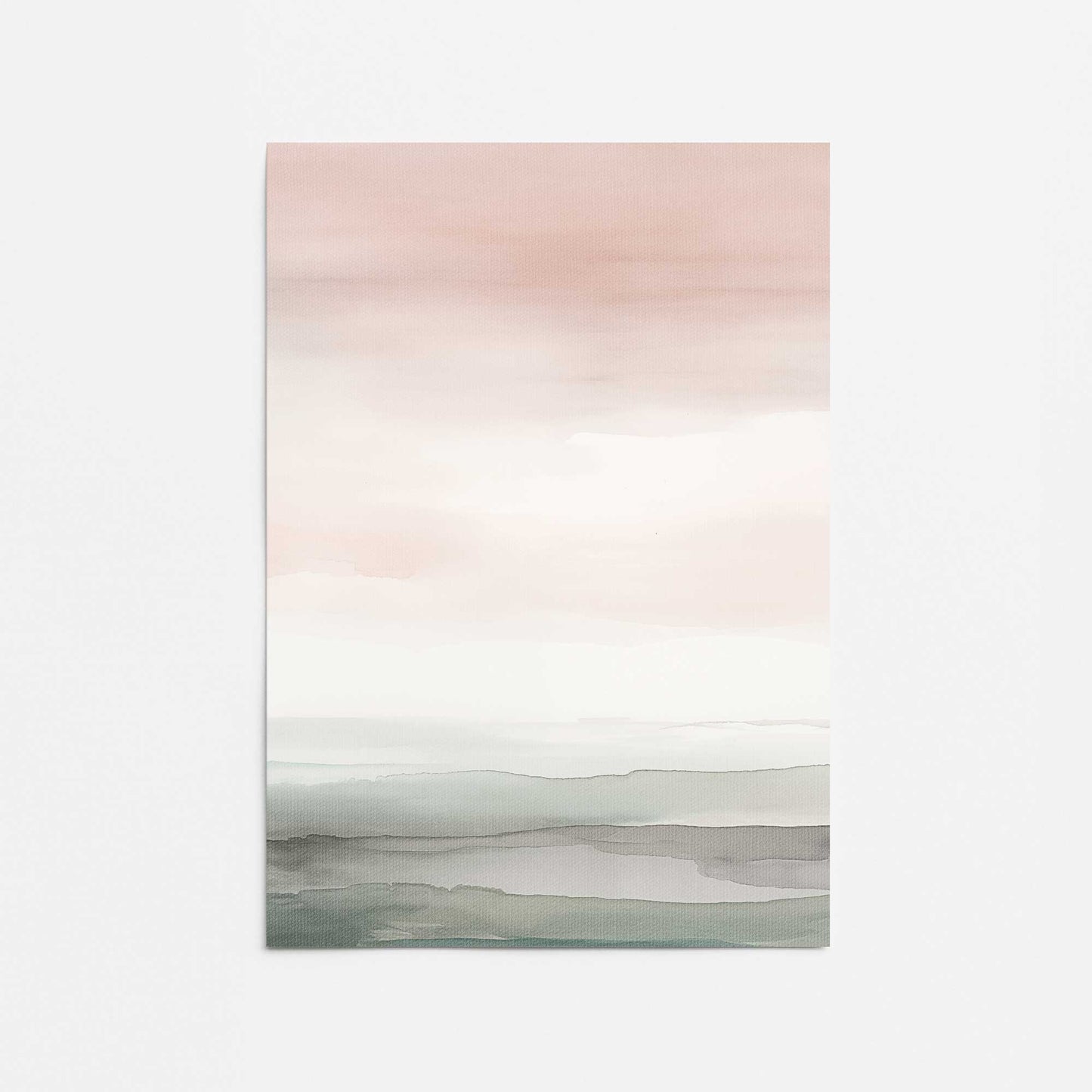 Peach Tranquility III Promotional Rolled Print