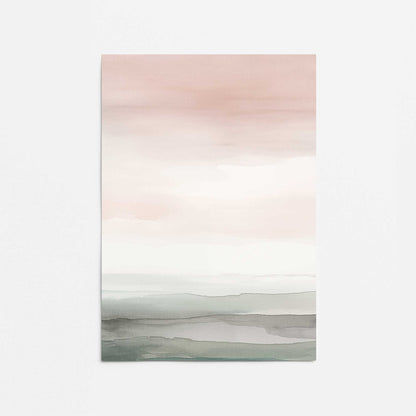 Peach Tranquility III Promotional Rolled Print