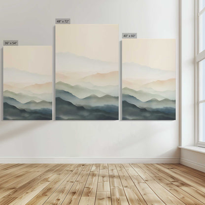 [Color:Stretched Canvas], Image showing the size comparisons