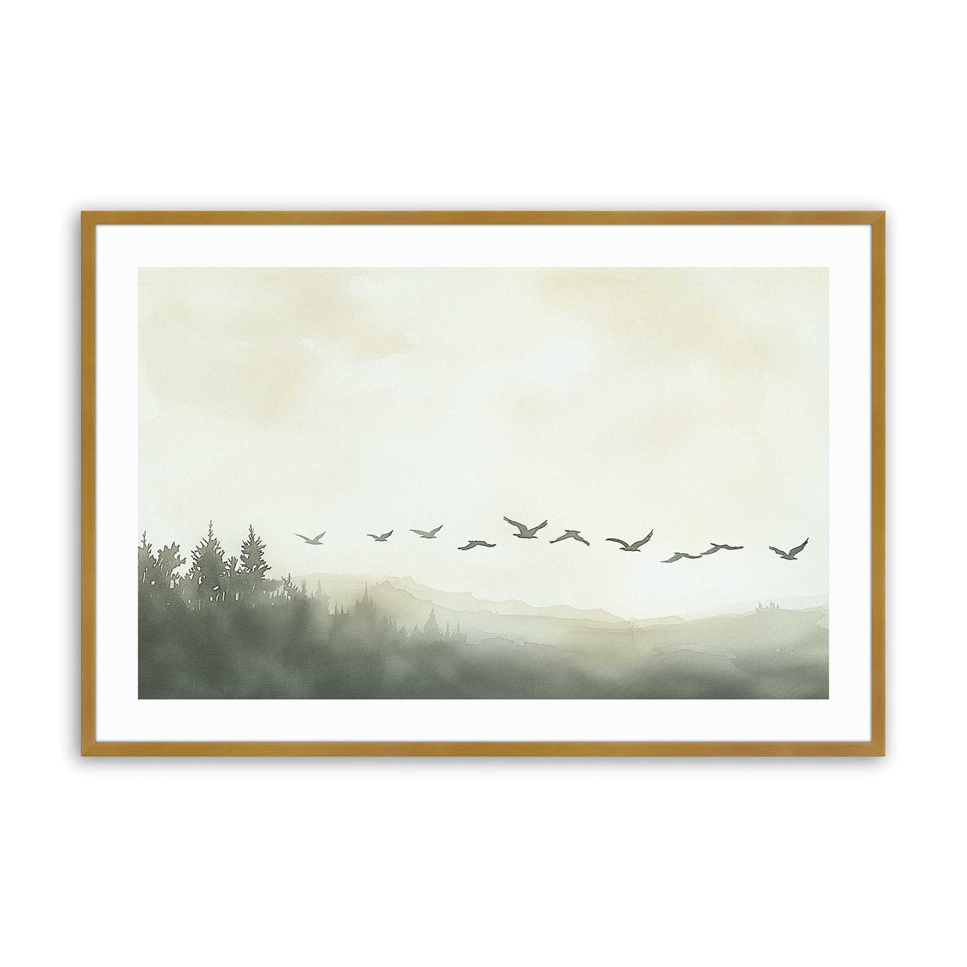 [Color:Polished Gold], Picture of art in a Polished Gold frame