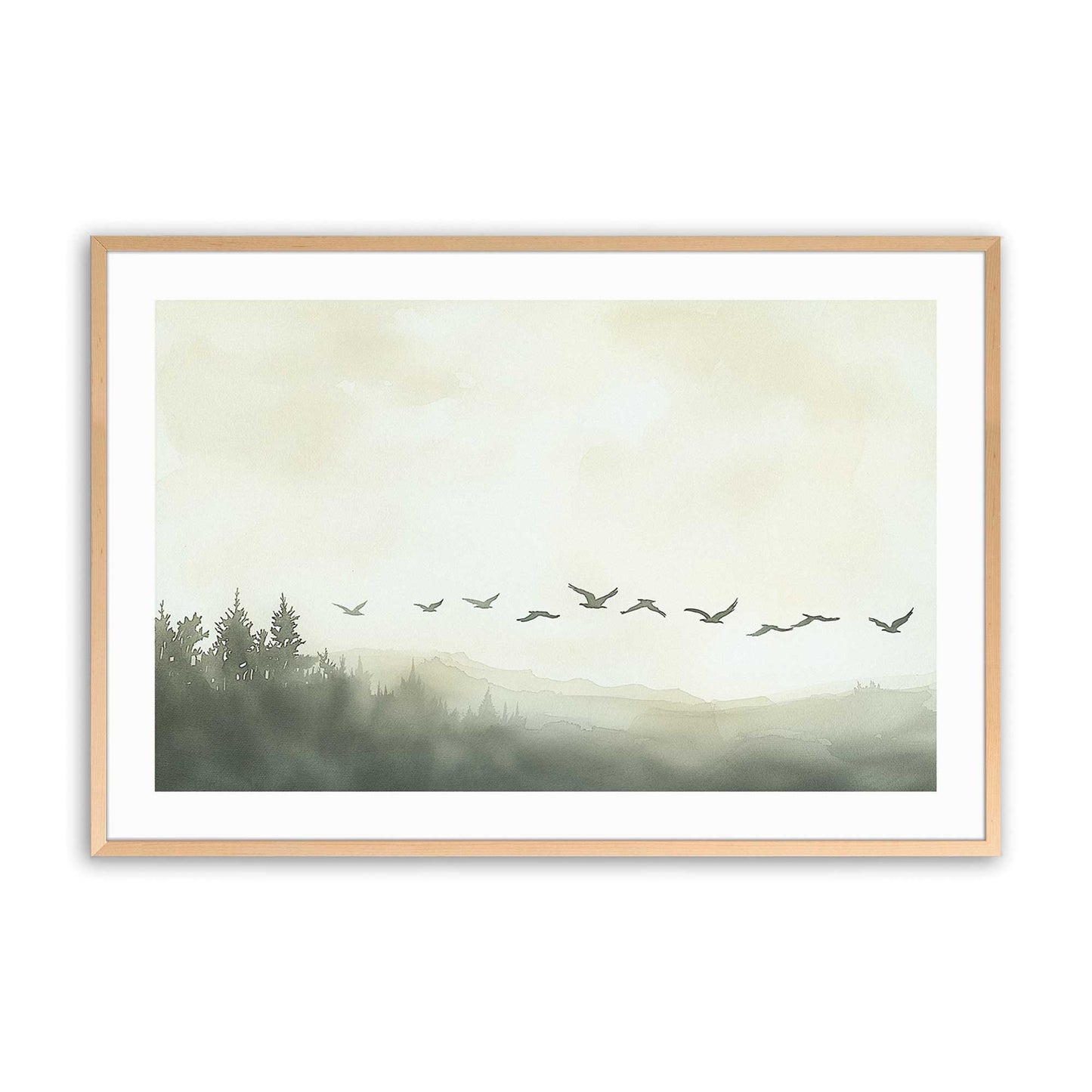 [Color:Raw Maple], Picture of art in a Raw Maple frame