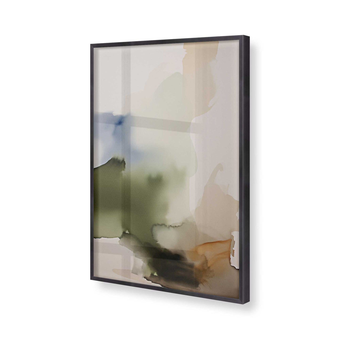 [Color:Weathered Zinc], Picture of art in a Weathered Zinc frame of the corner