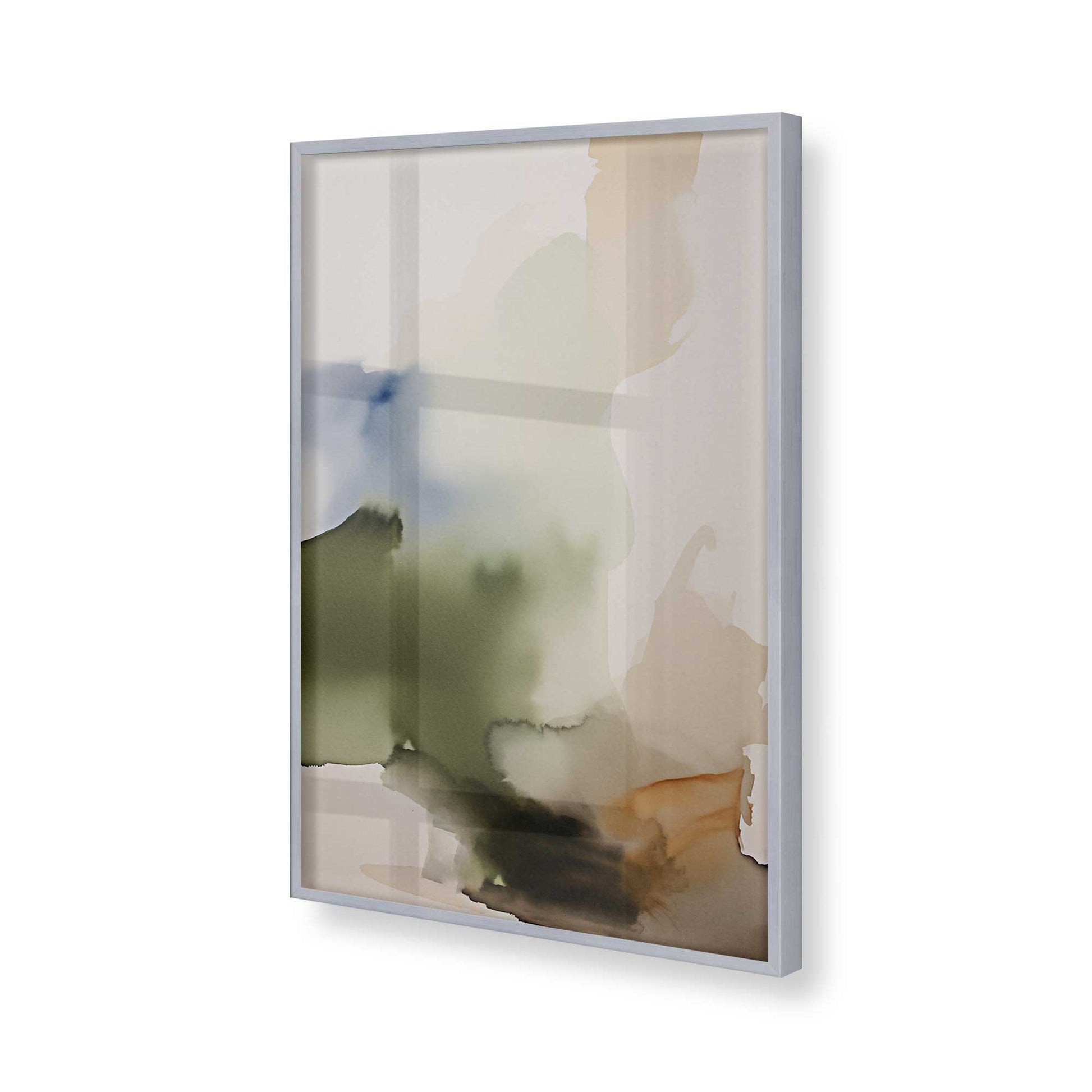 [Color:Polished Chrome], Picture of art in a Polished Chrome frame of the corner