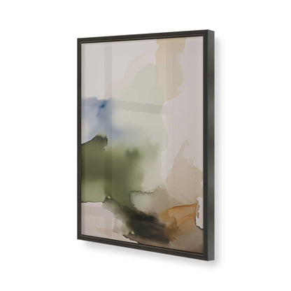 [Color:Satin Black], Picture of art in a Satin Black frame of the corner
