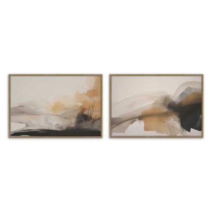 [Color:Brushed Gold], Picture of art in a Brushed Gold frame