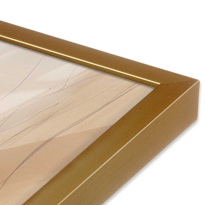 [Color:Polished Gold], Picture of art in a Polished Gold frame of the corner