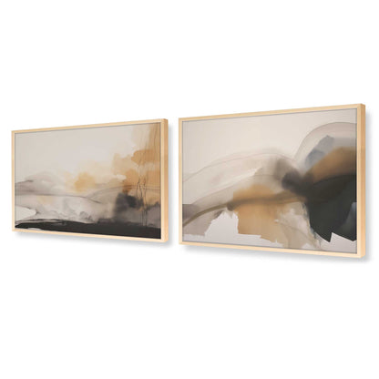 [Color:Raw Maple], Picture of art in a Raw Maple frame at an angle