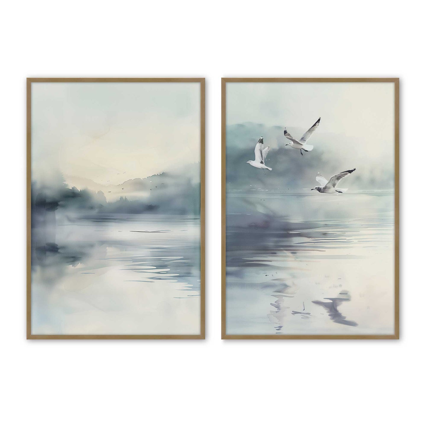 [Color:Brushed Gold], Picture of art in a Brushed Gold frame