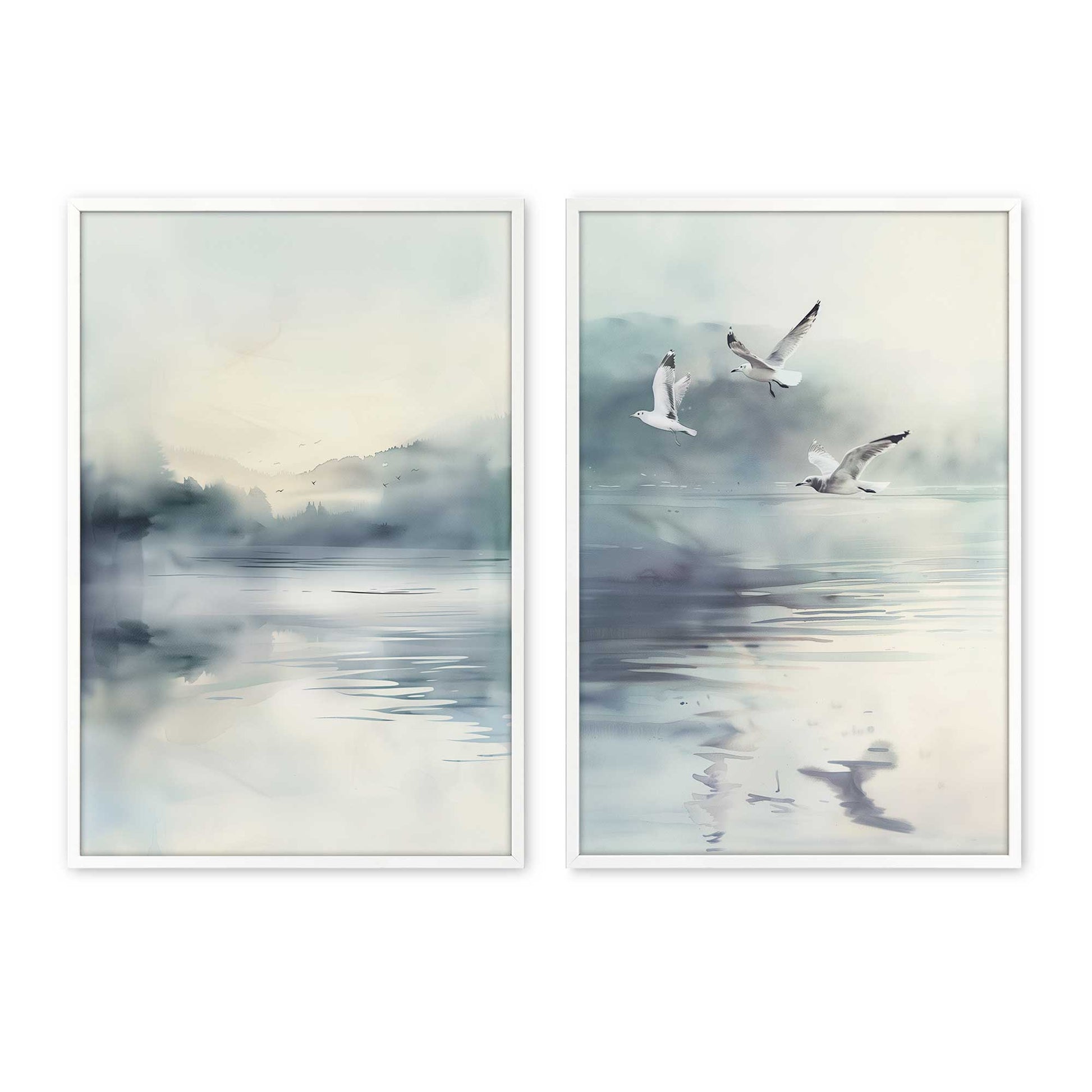 [Color:Opaque White], Picture of art in a Opaque White frame