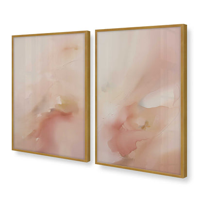 [Color:Polished Gold], Picture of art in a Polished Gold frame at an angle
