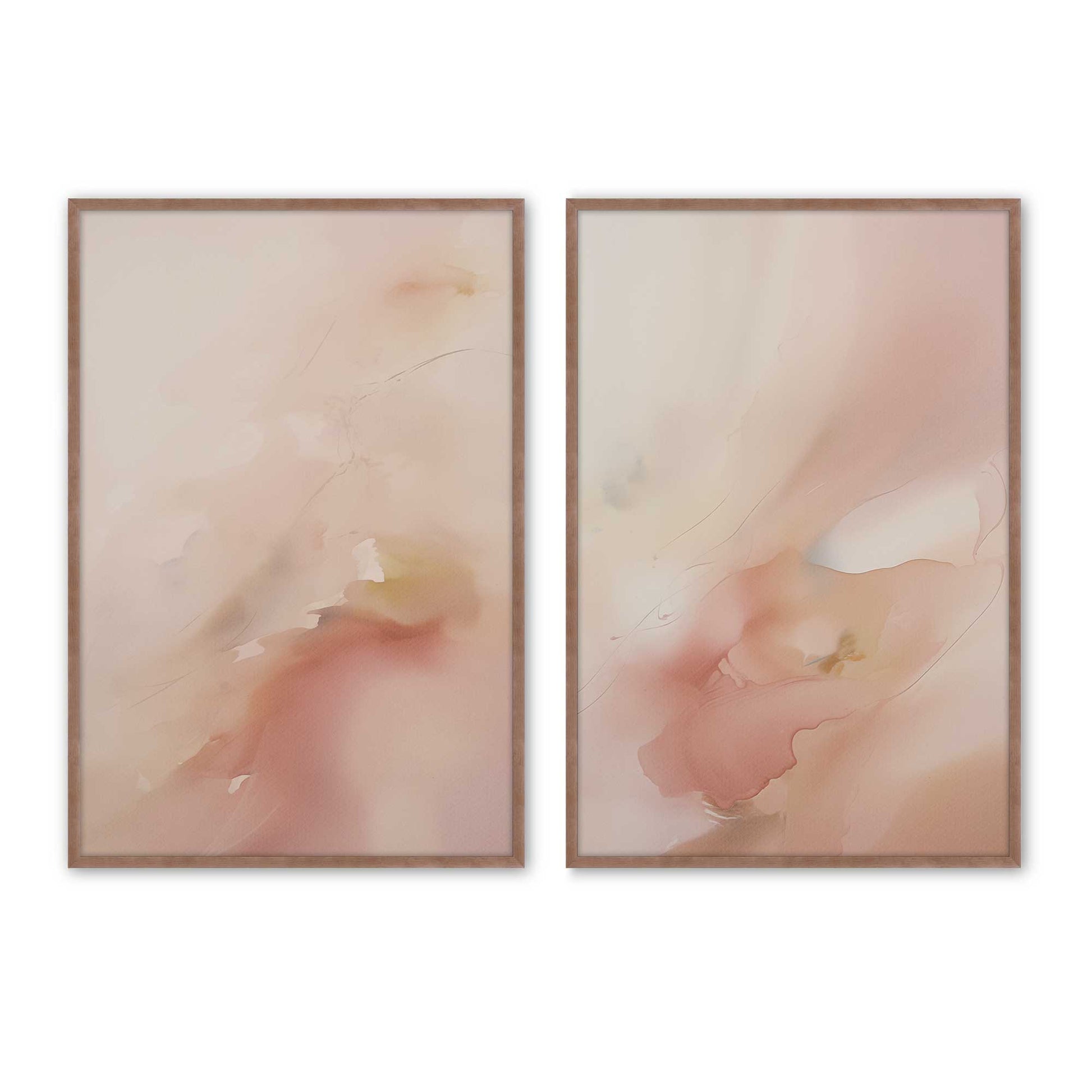 [Color:Powder Rose], Picture of art in a Powder Rose frame