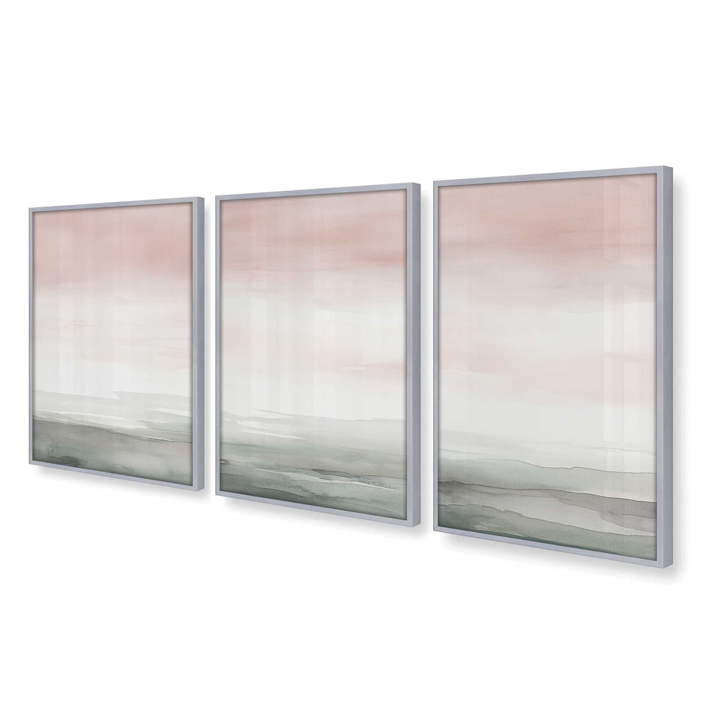 [Color:Polished Chrome], Picture of art in a Polished Chrome frame at an angle