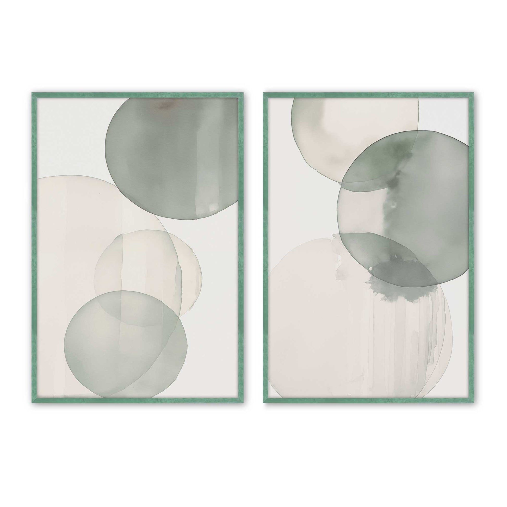 [Color:Lemon Grass], Picture of art in a Lemon Grass frame