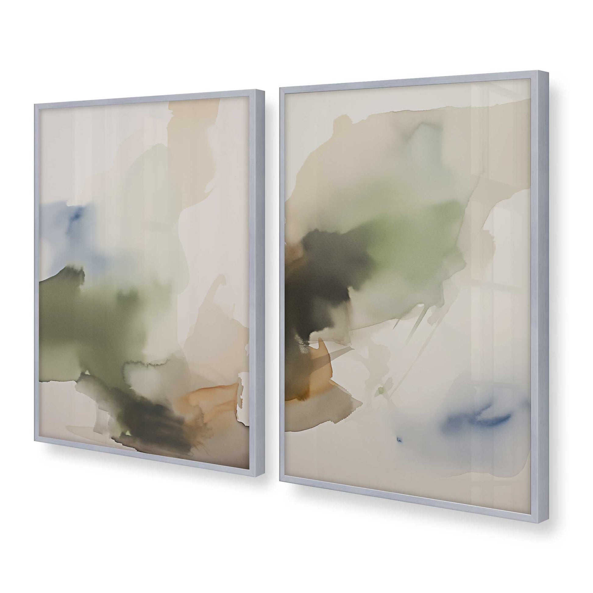 [Color:Polished Chrome], Picture of art in a Polished Chrome frame at an angle