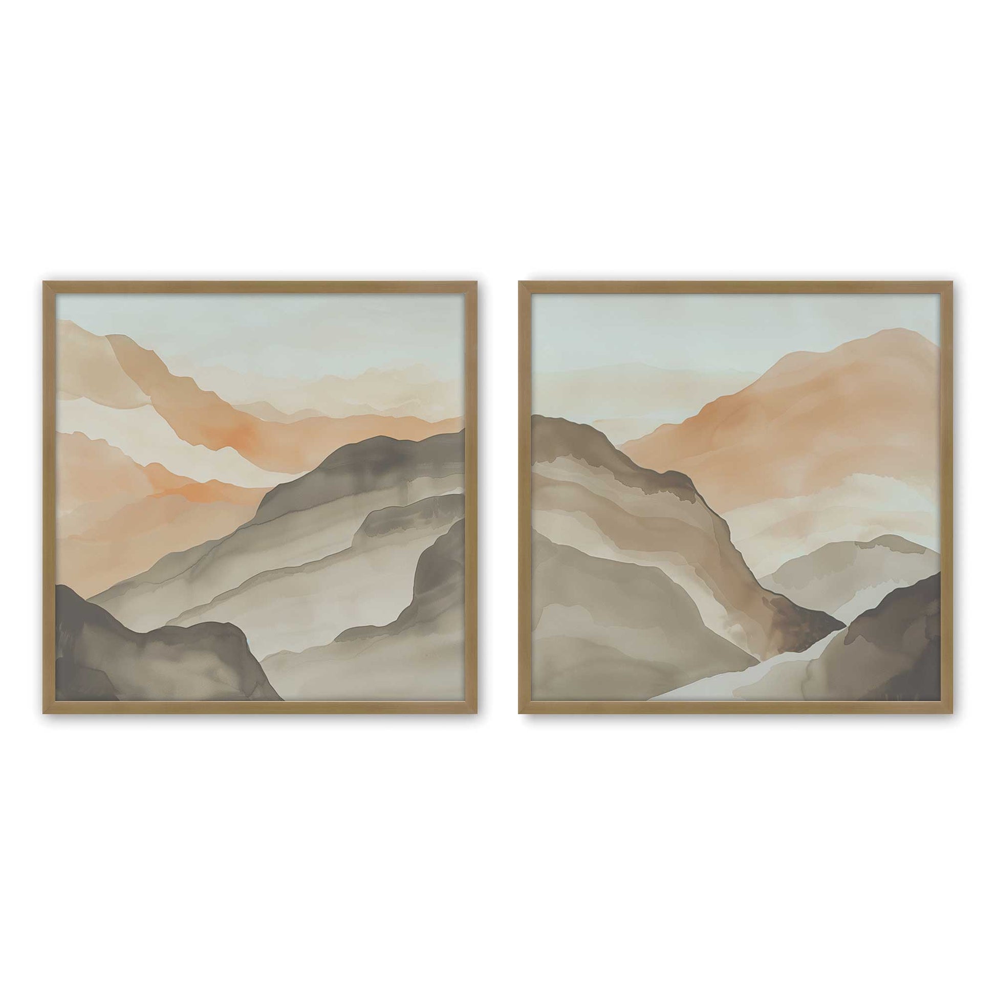 [Color:Brushed Gold], Picture of art in a Brushed Gold frame