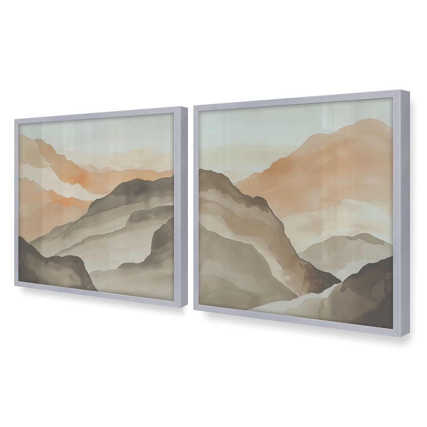 [Color:Polished Chrome], Picture of art in a Polished Chrome frame of the corner