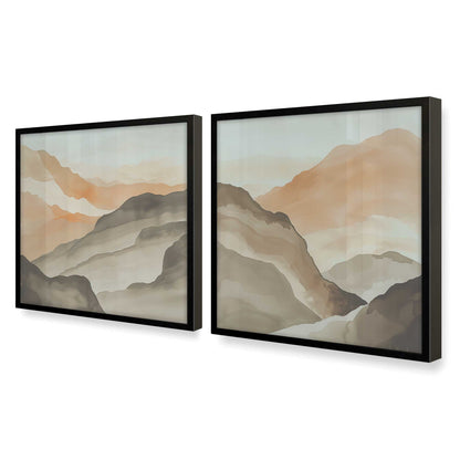 [Color:Satin Black], Picture of art in a Satin Black frame at an angle