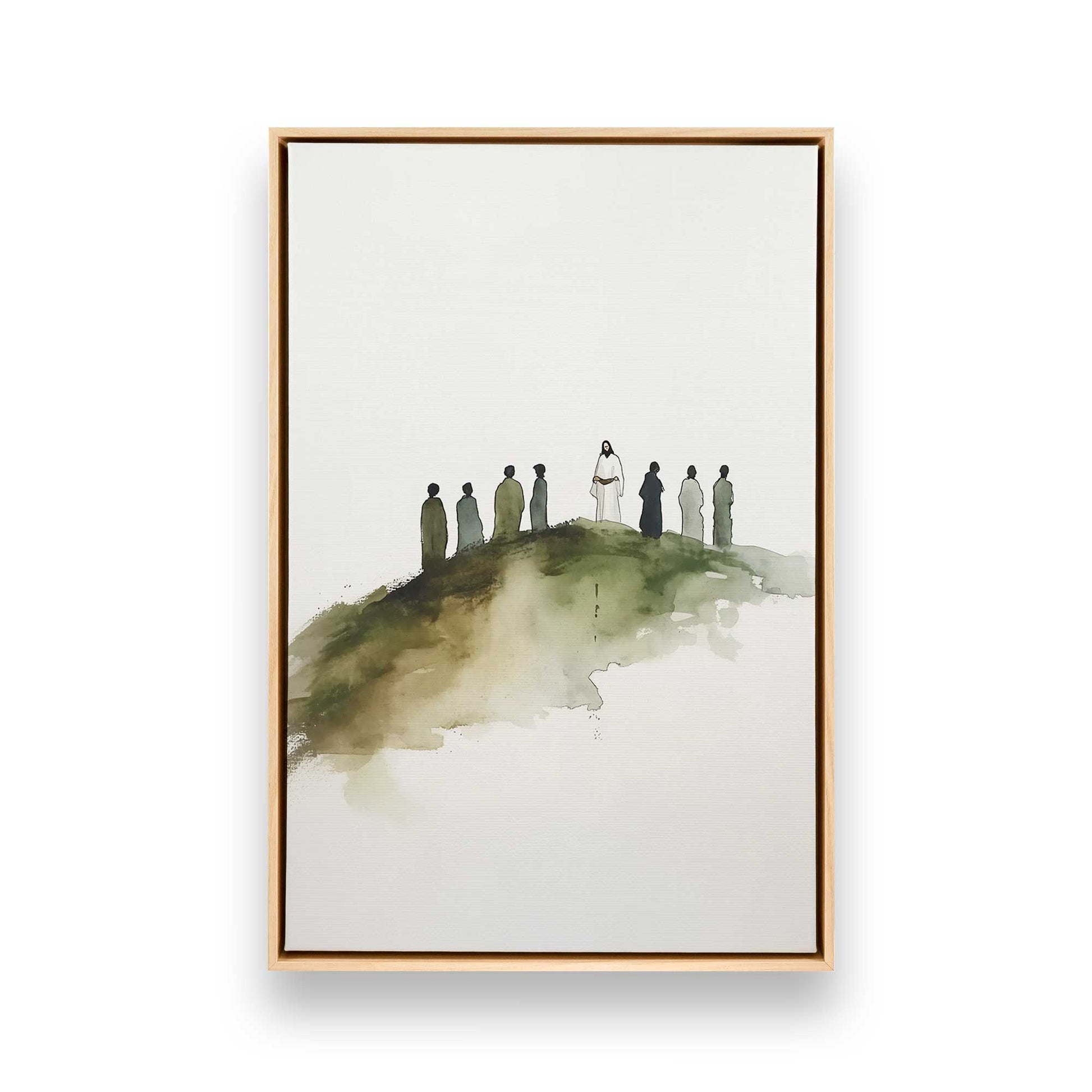 [Color:American Maple], Picture of art in a American Maple frame