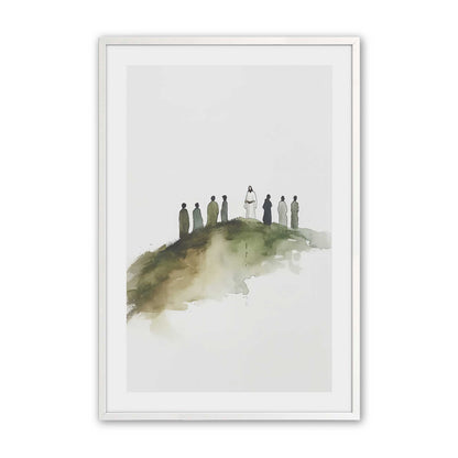 [Color:Opaque White], Picture of art in a Opaque White frame