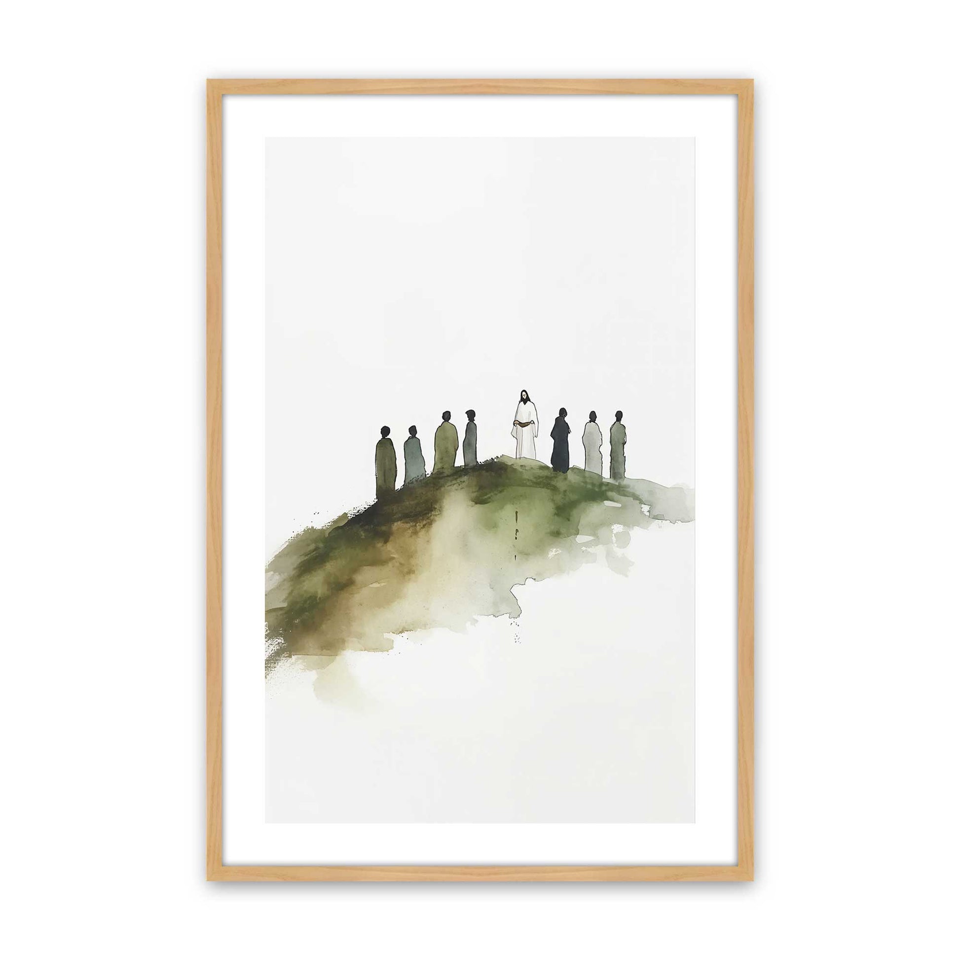 [Color:American Maple], Picture of art in a American Maple frame