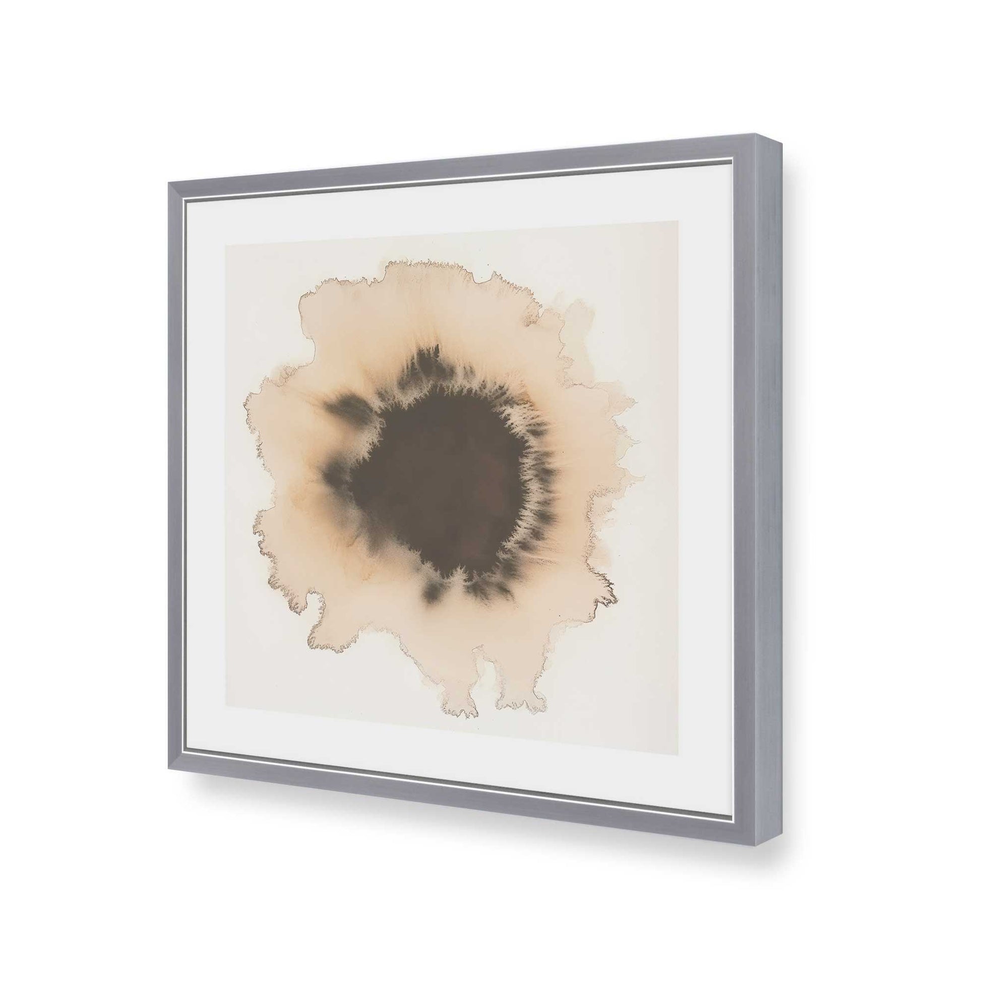 [Color:Polished Chrome], Picture of art in a Polished Chrome frame of the corner