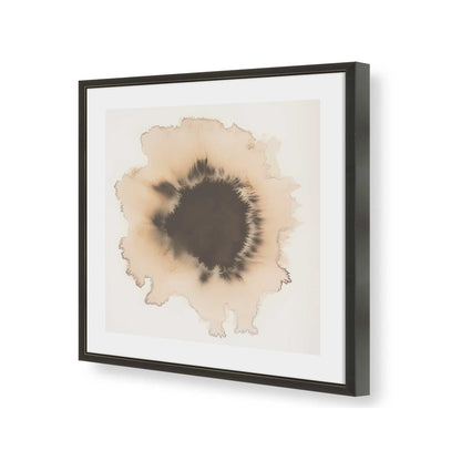 [Color:Satin Black], Picture of art in a Satin Black frame of the corner