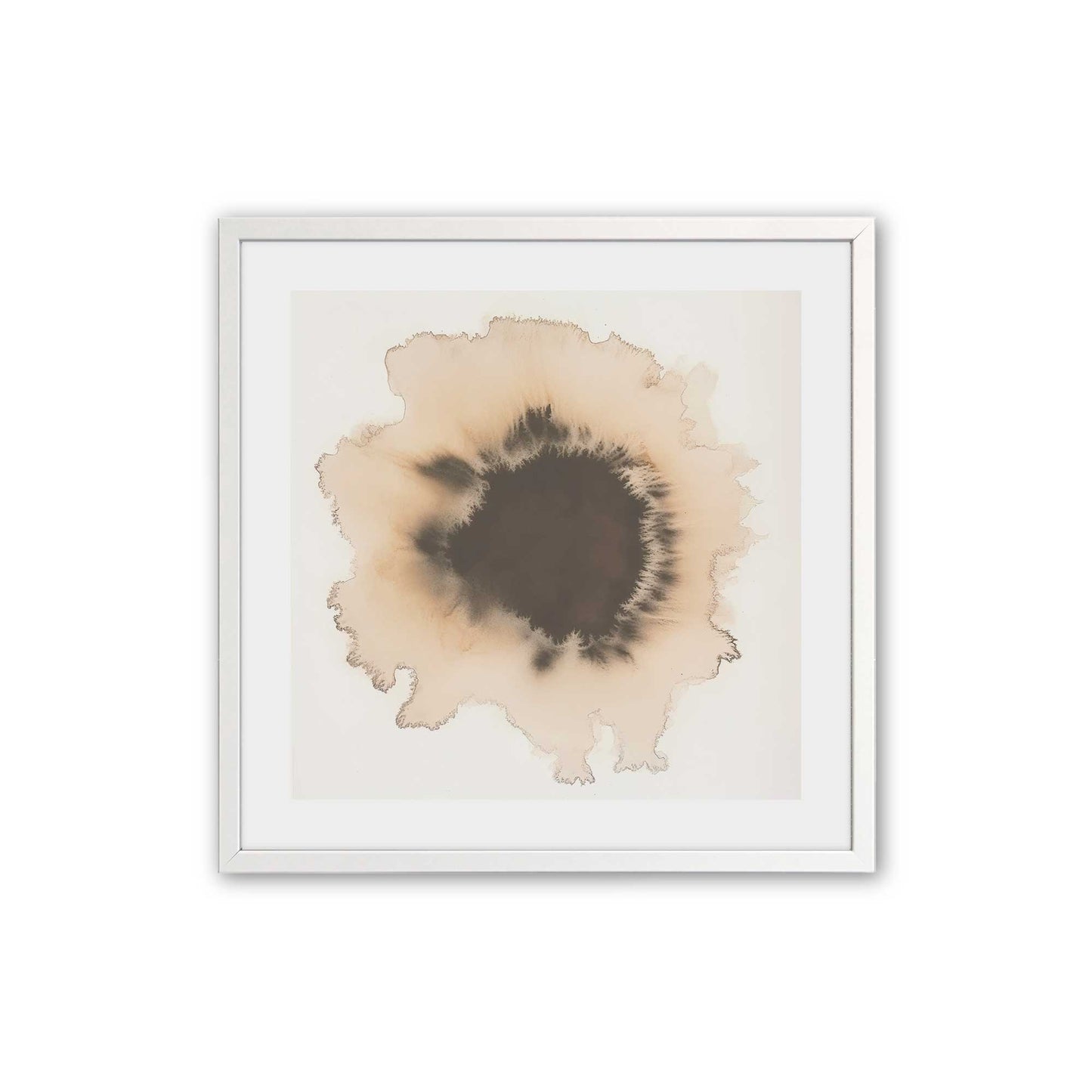 [Color:Opaque White], Picture of art in a Opaque White frame
