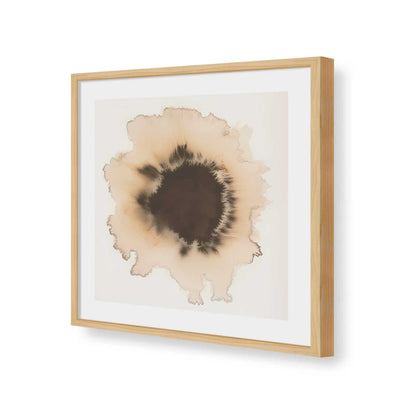 [Color:American Maple], Picture of art in a American Maple frame of the corner