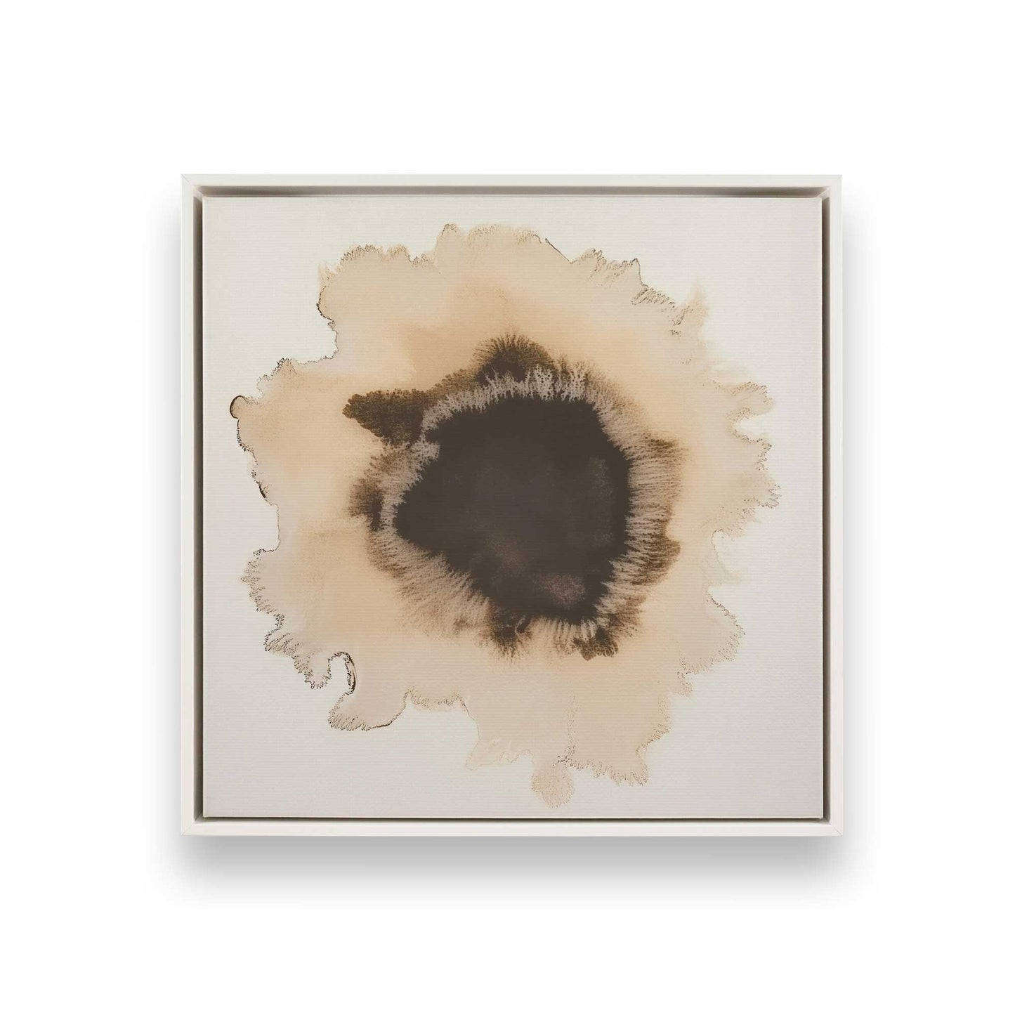 [Color:Opaque White], Picture of art in a White frame