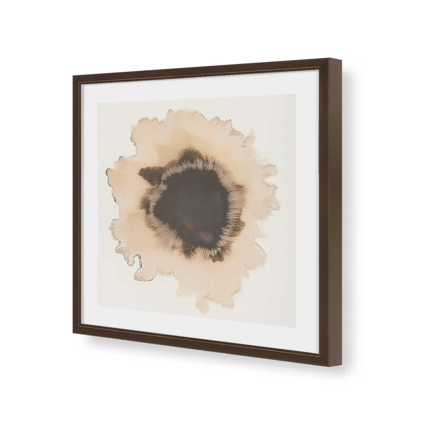 [Color:Espresso], Picture of art in a Espresso frame of the corner