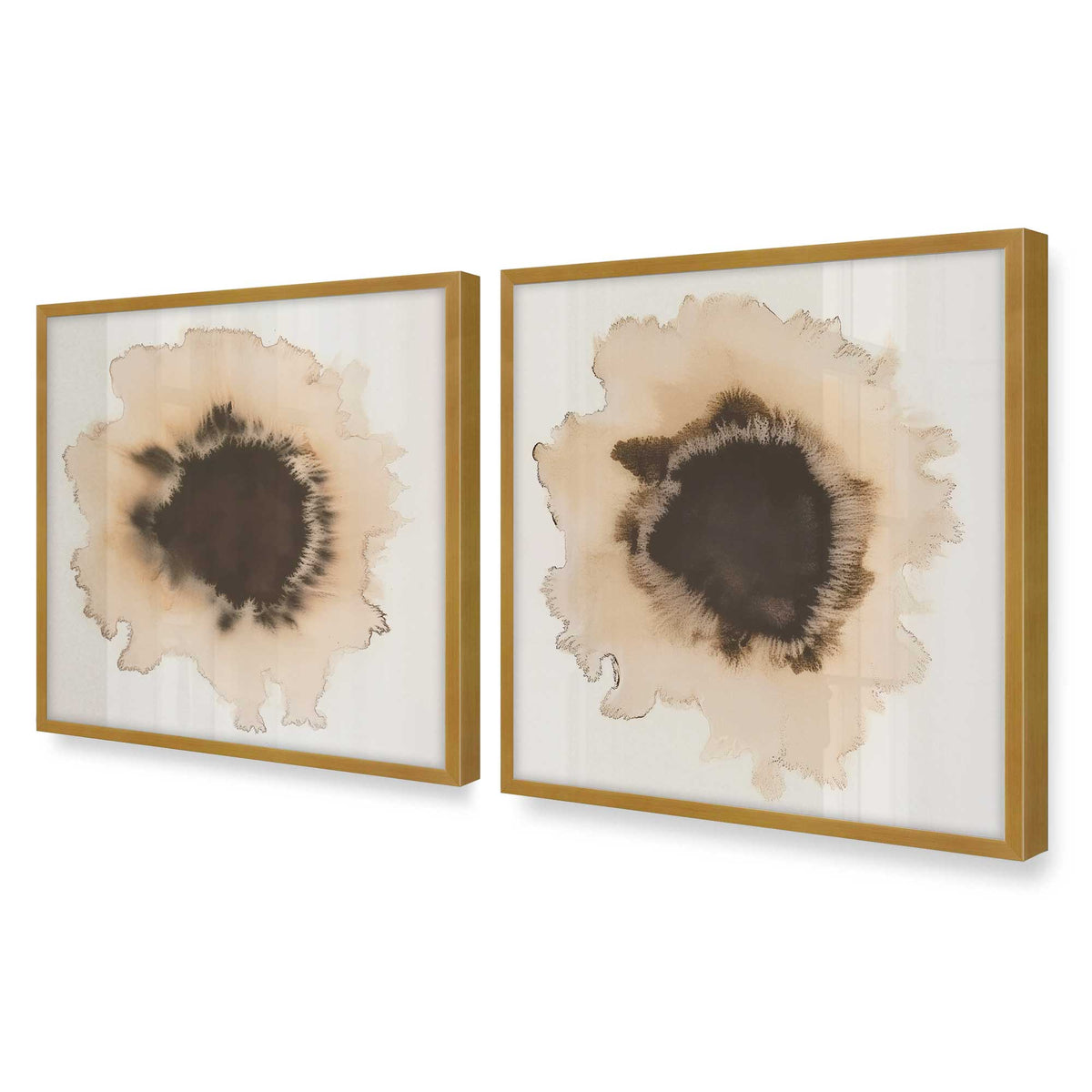 [Color:Polished Gold], Picture of art in a Polished Gold frame of the corner