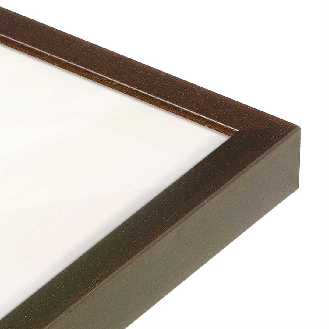 [Color:Belvinder Brown], Picture of art in a Belvinder Brown frame of the corner