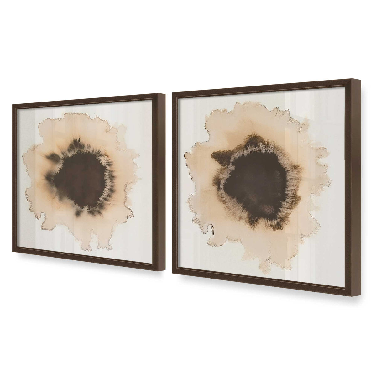 [Color:Belvinder Brown], Picture of art in a Belvinder Brown frame at an angle