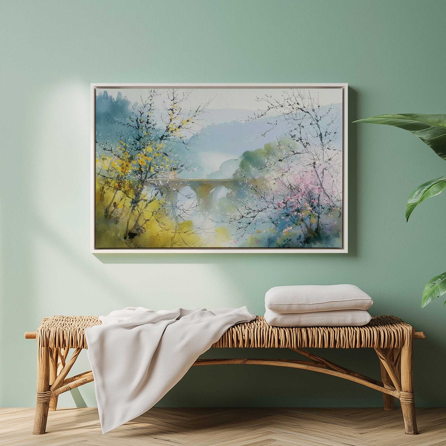 Picture of art in a room