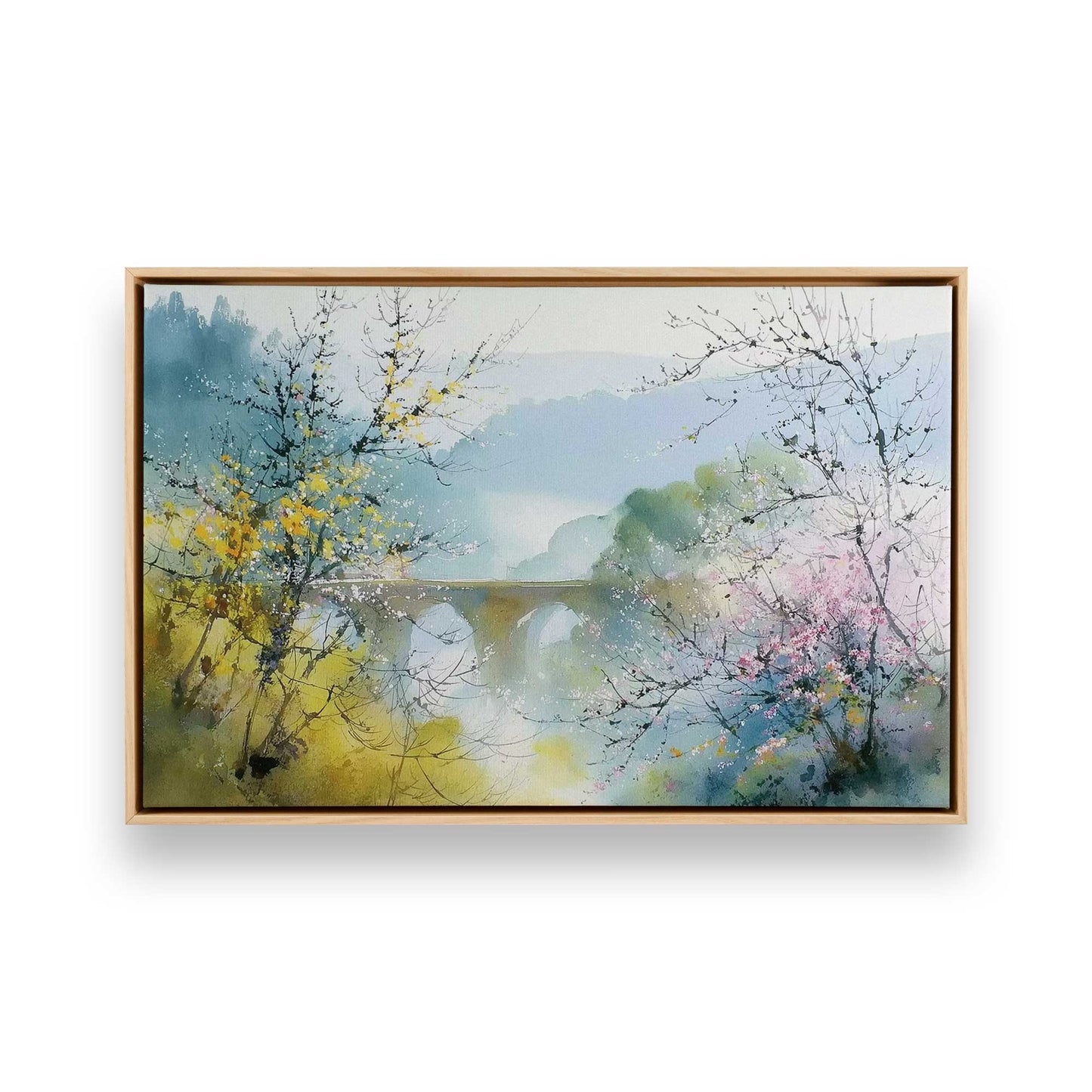 [Color:American Maple], Picture of art in a American Maple frame