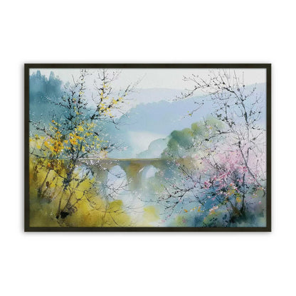 [Color:Satin Black], Picture of art in a Satin Black frame