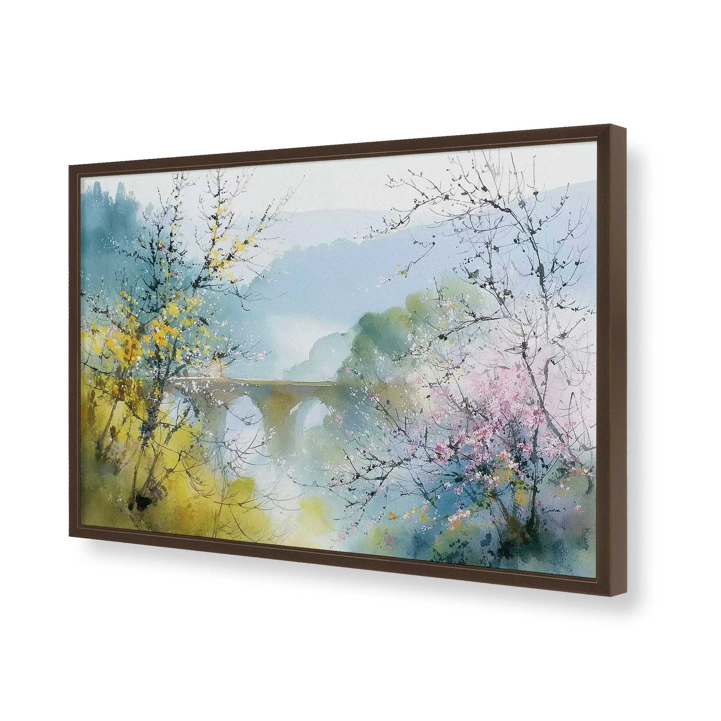 [Color:Belvinder Brown], Picture of art in a Belvinder Brown frame of the corner