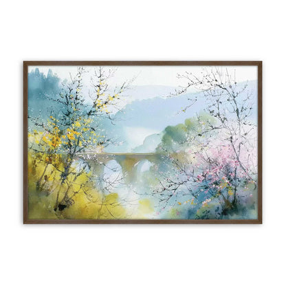 [Color:Walnut], Picture of art in a Walnut frame
