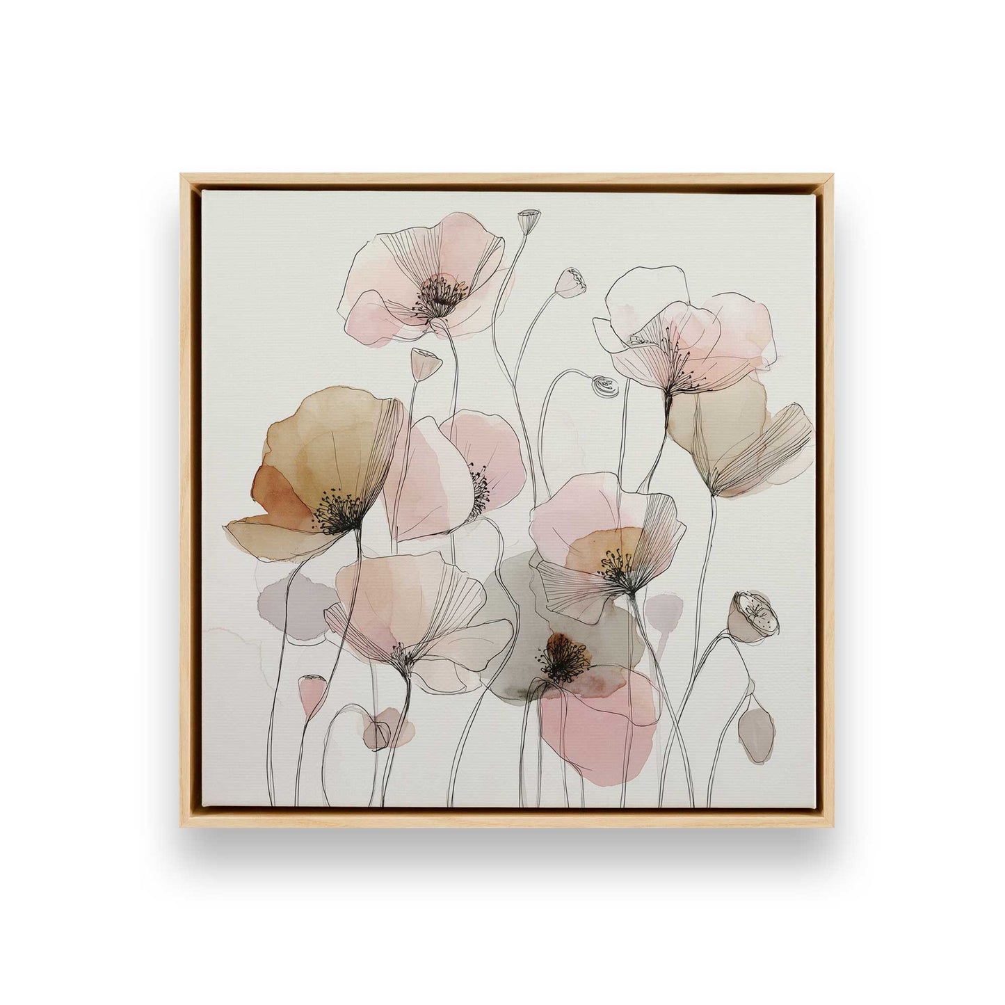 [Color:American Maple], Picture of art in a American Maple frame