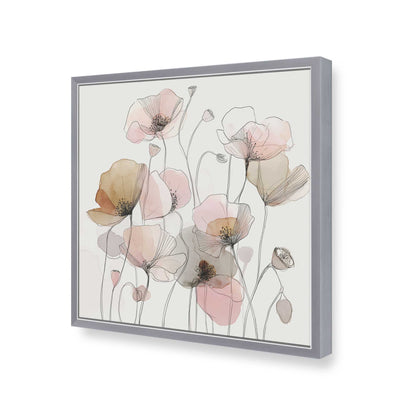 [Color:Polished Chrome], Picture of art in a Polished Chrome frame of the corner