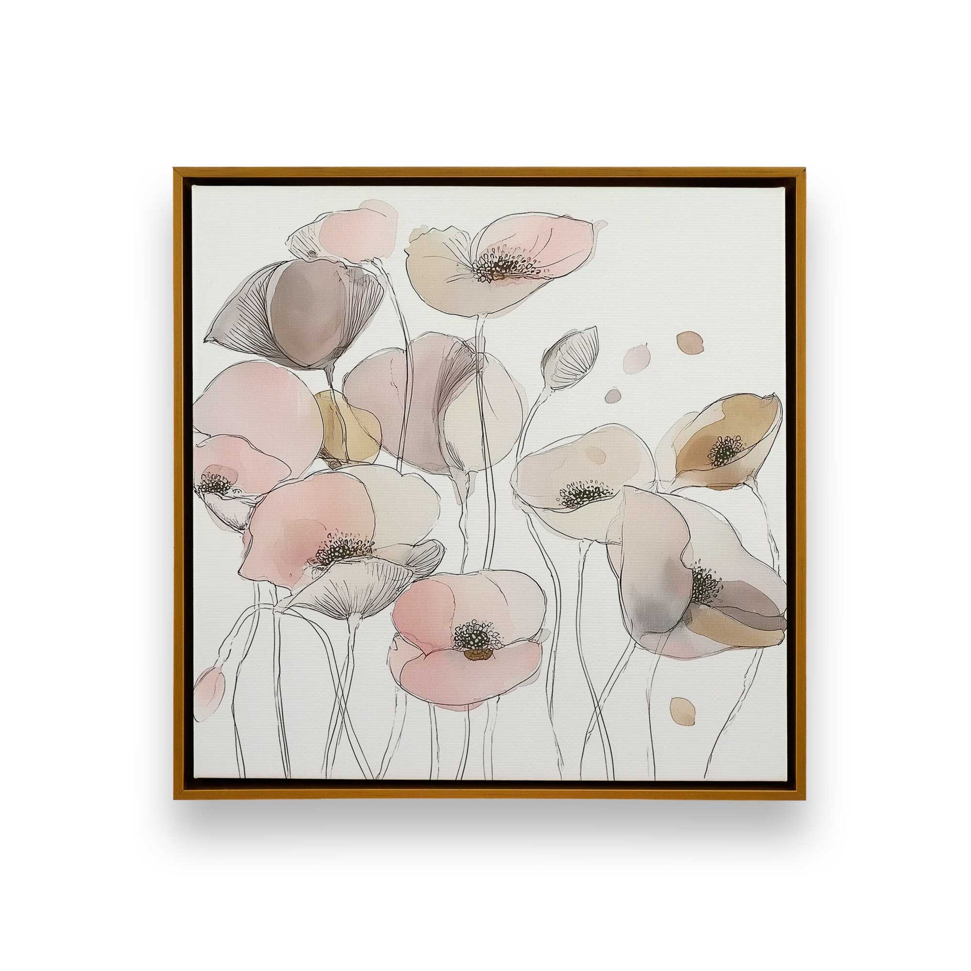 [Color:Polished Gold], Picture of art in a Polished Gold frame
