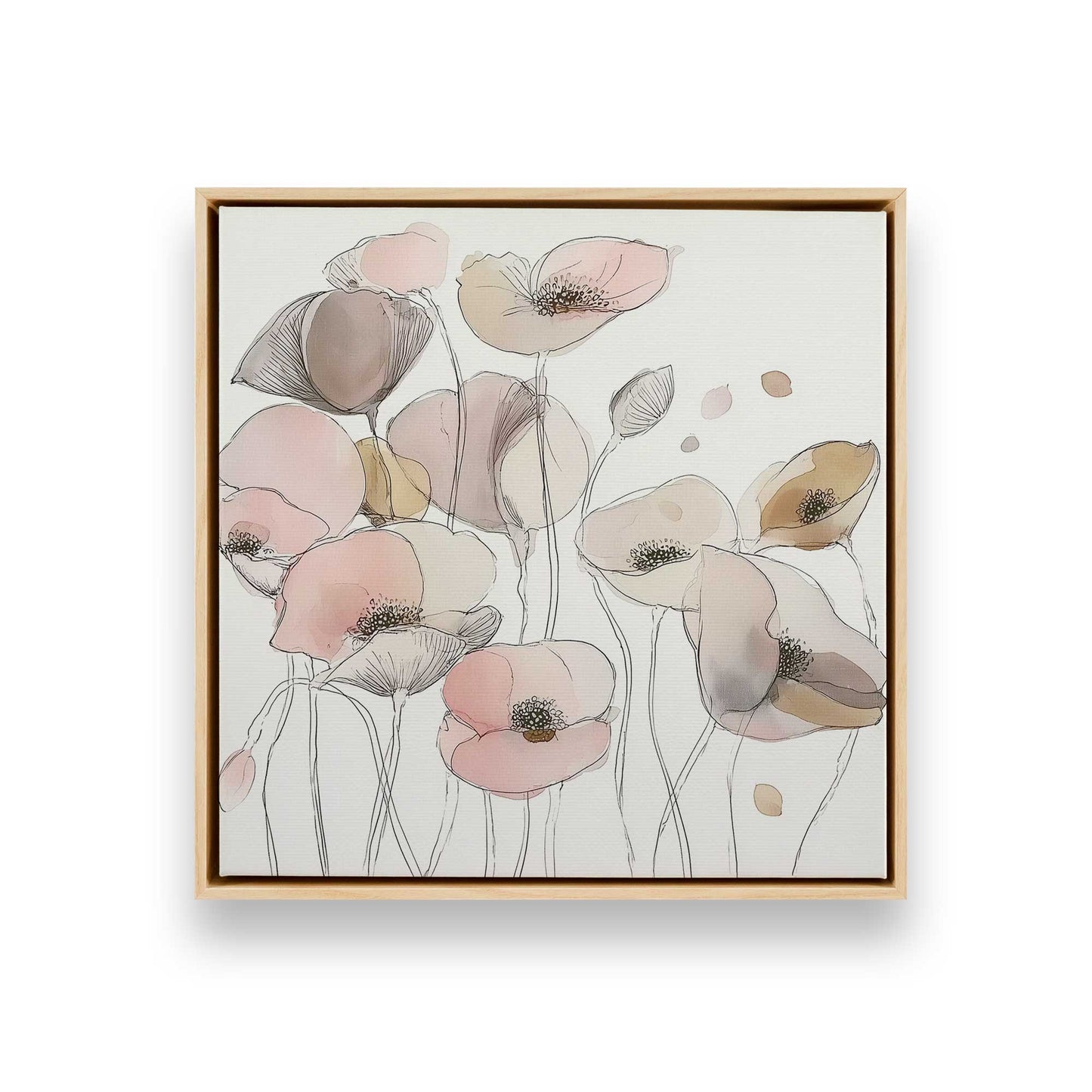 [Color:American Maple], Picture of art in a American Maple frame