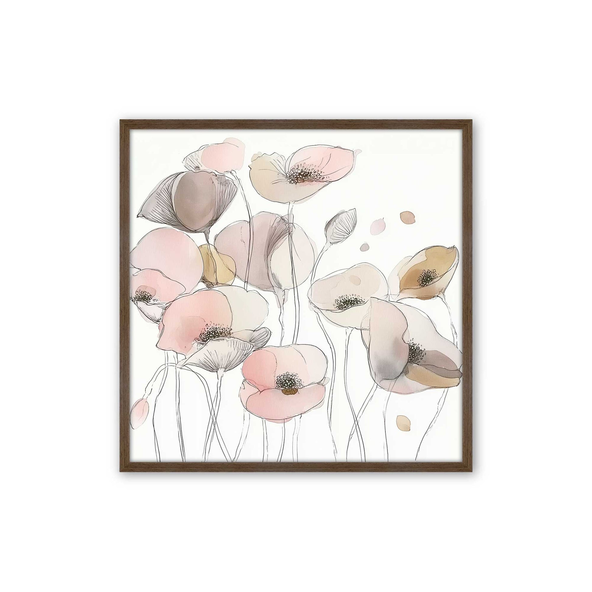 [Color:Walnut], Picture of art in a Walnut frame