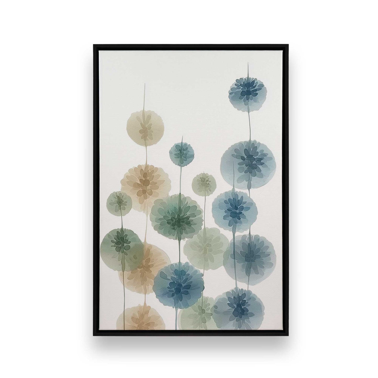 [Color:Satin Black], Picture of art in a Satin Black frame