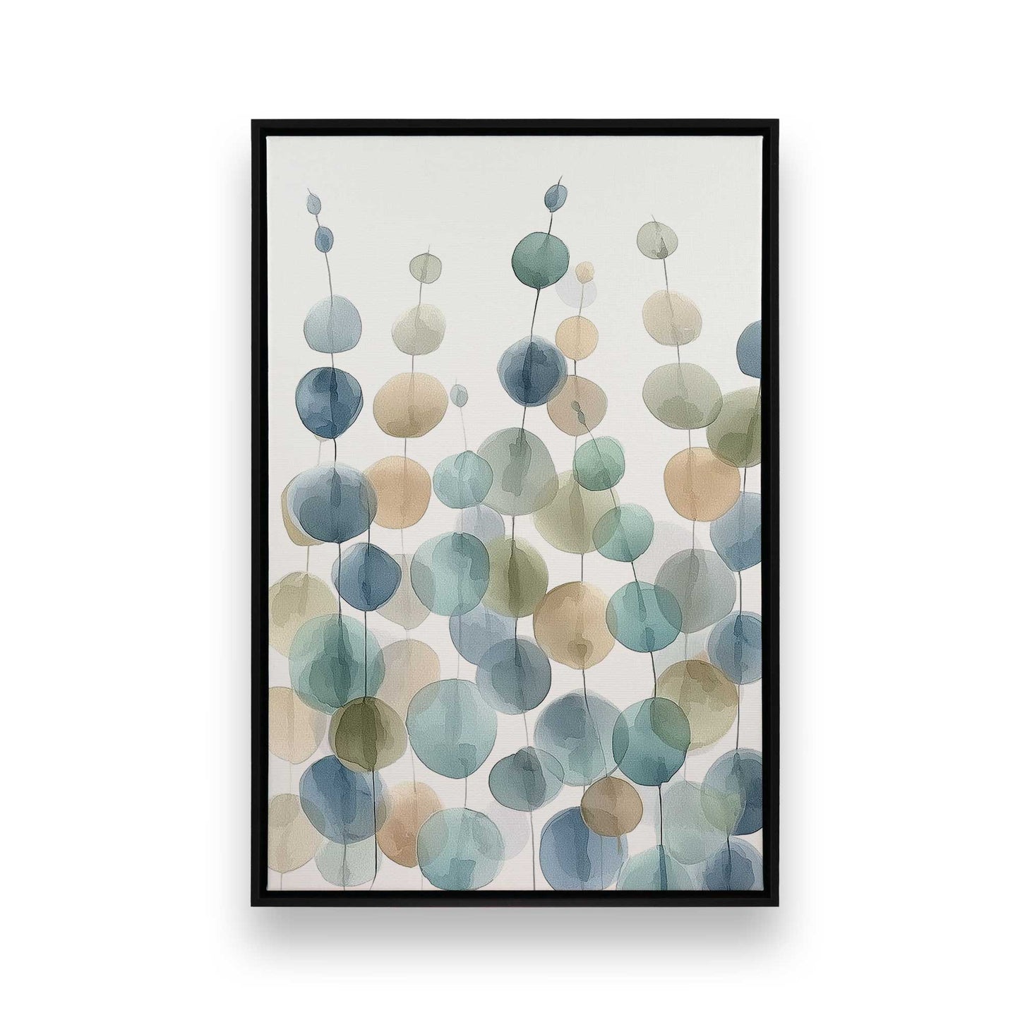 [Color:Satin Black], Picture of art in a Satin Black frame