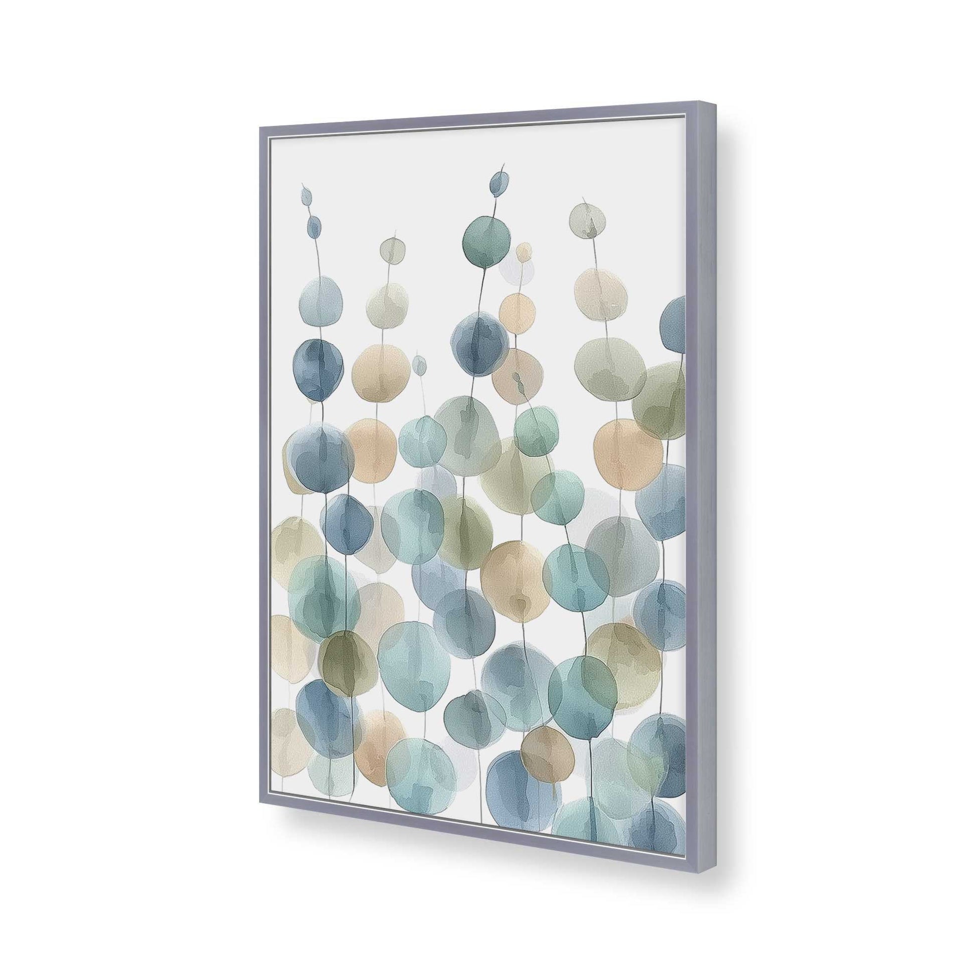 [Color:Polished Chrome], Picture of art in a Polished Chrome frame of the corner