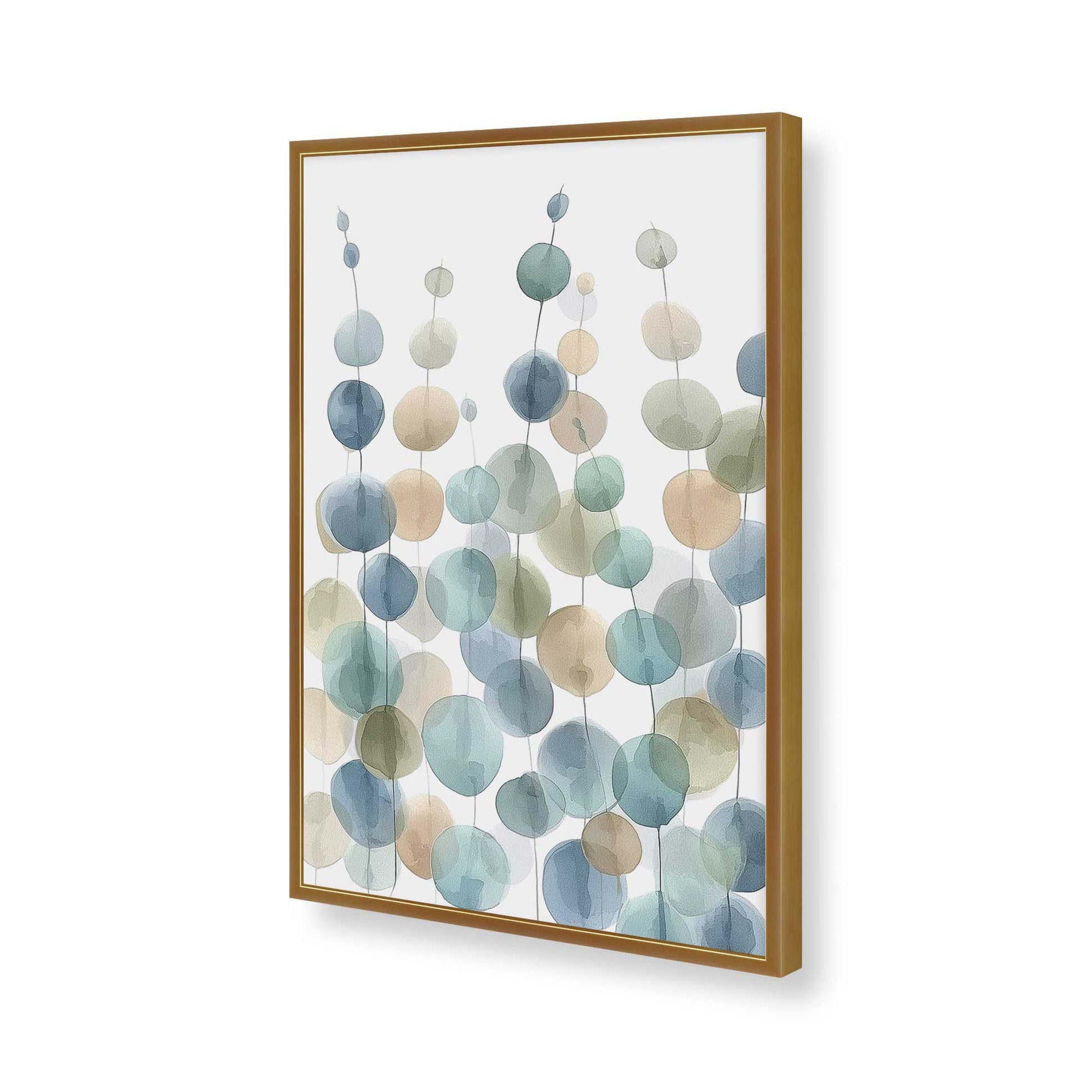 [Color:Polished Gold], Picture of art in a Polished Gold frame of the corner